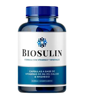 Biosulin — 20 cápsulas para control de glucosa y peso con Berberina y 5 ingredientes naturales