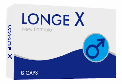 Longe X — cápsulas de potencia masculina, caja de 6 unidades